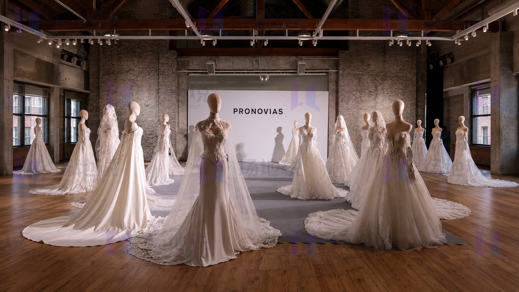 PRONOVIAS婚纱丨搬进外滩历史建筑✨